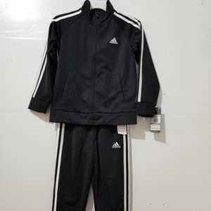 Adidas Black White (001) AG0352C AK01 MA CA1 Boys 2 Piece Set
